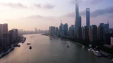 上海北外滩浦东陆家嘴摩天大气恢弘最新航拍视频的预览图